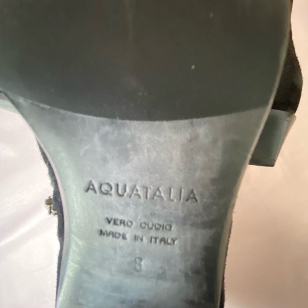 Aquatalia Black Suede Ankle Booties - Picture 4 of 6